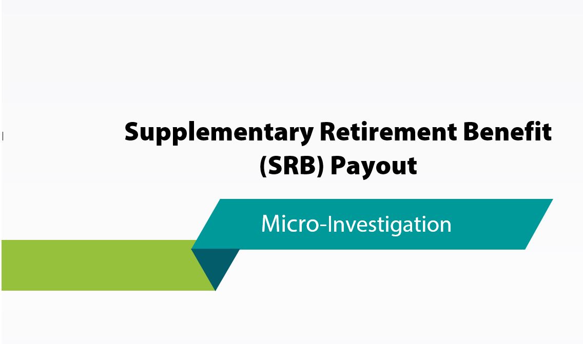 Supplementary Retirement Benefit Payout