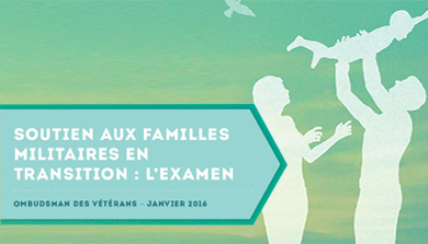 Soutien aux familles militaires en transition