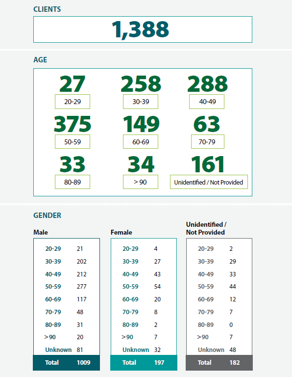 Demographics by Age and Gender